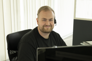 Mann Pc Stuhl Tisch